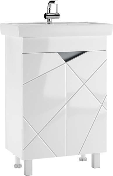 Тумба под умывальник "Томь 60" Vector без ящика Домино DV6602T