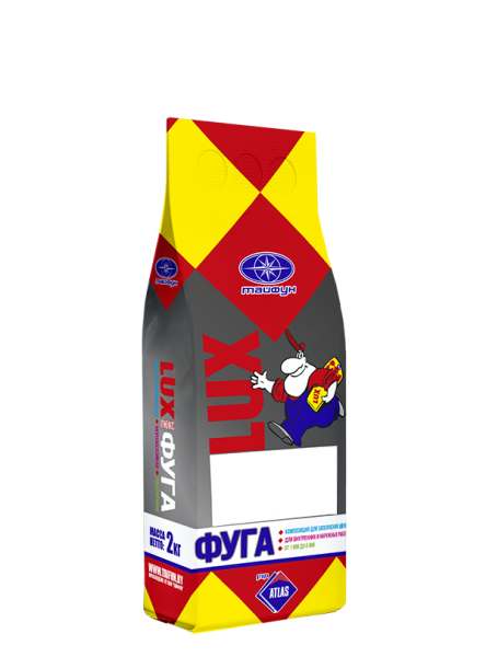 Композиция для заполнения швов, 25кг. Люкс фуга белая №001.