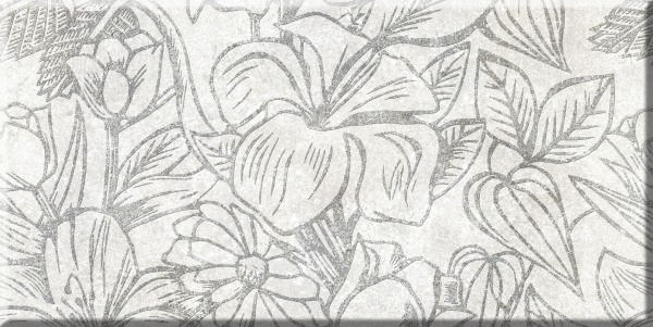 ВК Jardin 2 серый (Плитка керамическая полусухого прессования глазурованная группы BIII (E>10%) 500х250х8) декоративная 1 сорт