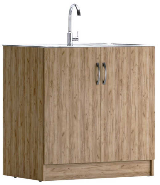 Тумба под нерж. мойку 60х60 Дуб Вотан Домино D6060DV