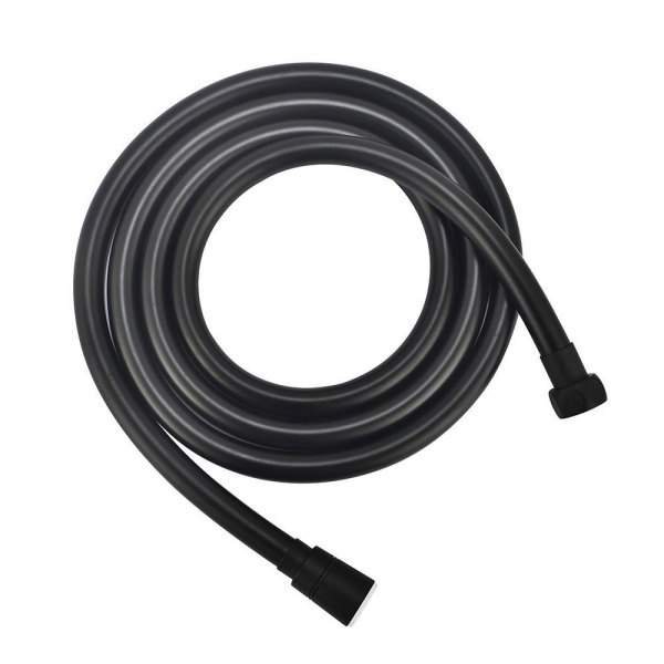 Душевой шланг, армированный черный, арт. ASH16 Black, ESKO