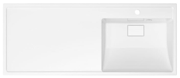 Умывальник над стиральной машиной "Paola Magenta-120"  (правый) с кронштейном,без сифона