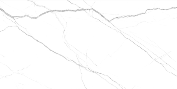 Siluet белый (Плитка керамическая полусухого прессования глазурованная группы BIII (E>10%) 500х250х8) 1 сорт