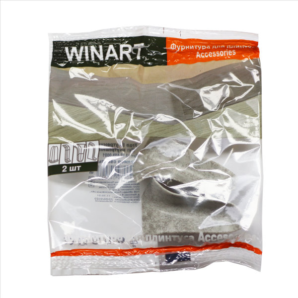 Внутренний угол 58мм 859 Мрамор светлый (упак 2шт)