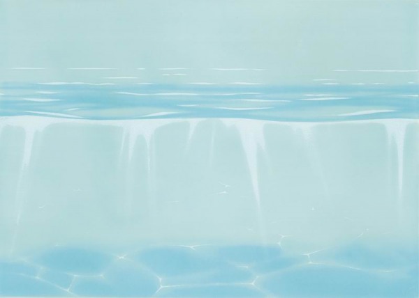 ВК Лазурь горизонт бирюзовая (Плитка керамическая полусухого прессования глазурованная группы BIII (E>10%) 350х250х7,5) декоративная 1 сорт