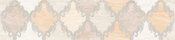 ФК Дубай светло-бежевый (Плитка керамическая полусухого прессования глазурованная группы BIII (E>10%) 500х115х8) декоративная 1 сорт