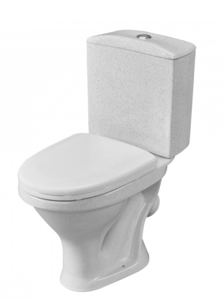 Унитаз-компакт Вест крап на белом