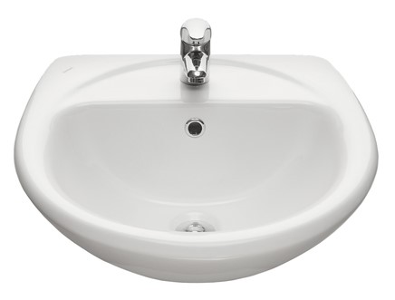 Умывальник Соната с переливом белый