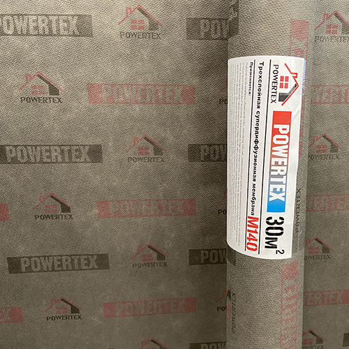 Powertex М140 Мембрана cтроительная TPPTU 135г/м2 (30м2)
