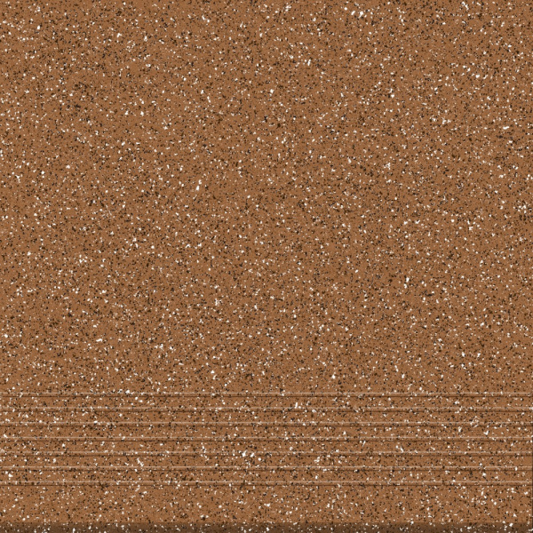 Глаз. керамогранит Milton 300 ступень коричневый 29,8x29,8x8  (Водопоглощение BIa) 17269