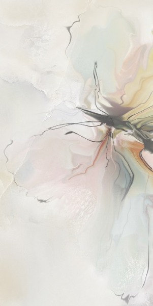 ВК Панно Оникс бабочка 1 салатный (плитки керам.глаз.для стен фризовые 250х500) 1 сорт