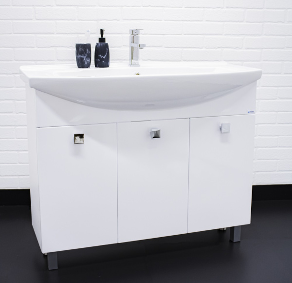 Тумба под умывальник "Элеганс 105 Мега" без ящика АЙСБЕРГ DM4603T