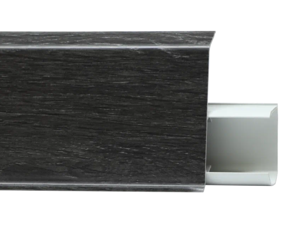 Плинтус ПВХ с съемной панелью TERA 72мм 733 Смоул (2,2м)