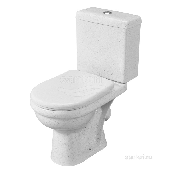 Унитаз-компакт Визит крап на белом, арт. 1P4053S0100BF