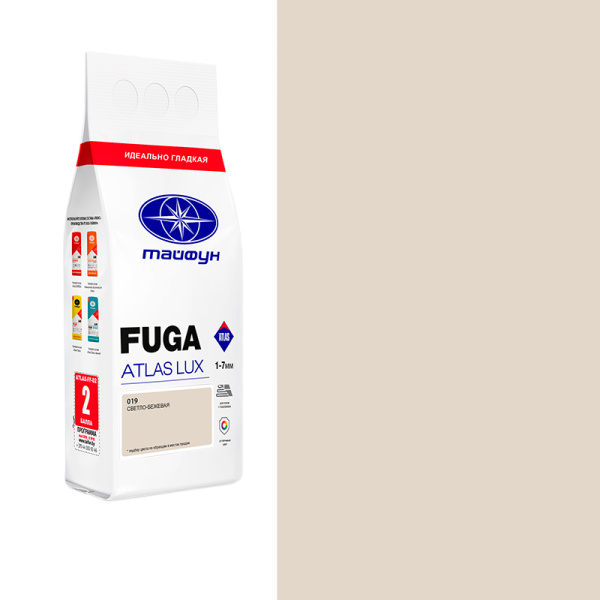 ATLAS Люкс фуга светло-бежевый №19_Композиция для заполнения швов , 2кг.