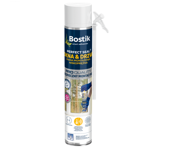BOSTIK PERFECT SEAL пена монтажная бытовая окна и двери 700мл. BOK638738