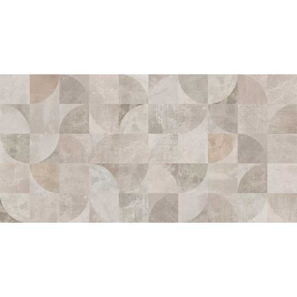 Плитка керам. глаз. для стен 250х500 Флоретта мозаика серый