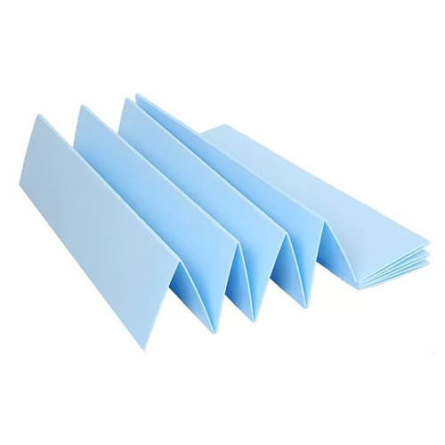 Подложка-гармошка под ламинат и паркетную доску 1050×500×5мм, синяя/ уп.10,5м2/ ТМ Солид/