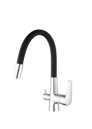 См-ль "Coral" д/кухни с подключением к фильтру, черный, арт. CL 03 B