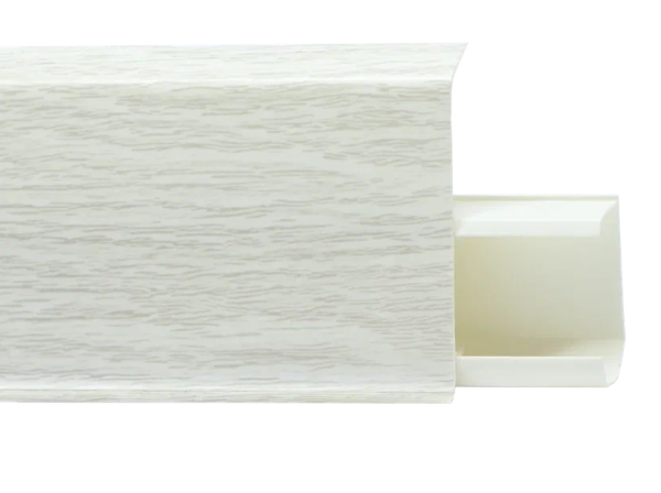 Плинтус ПВХ с съемной панелью TERA 72мм 716 Сандал (2,2м)