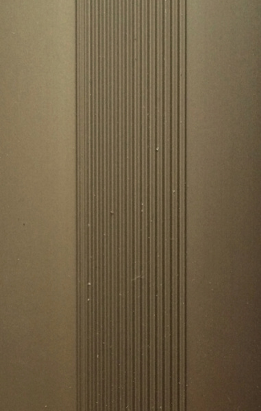 Профиль алюм. с/о упак.с держ. В1 РЕ 180см бронза