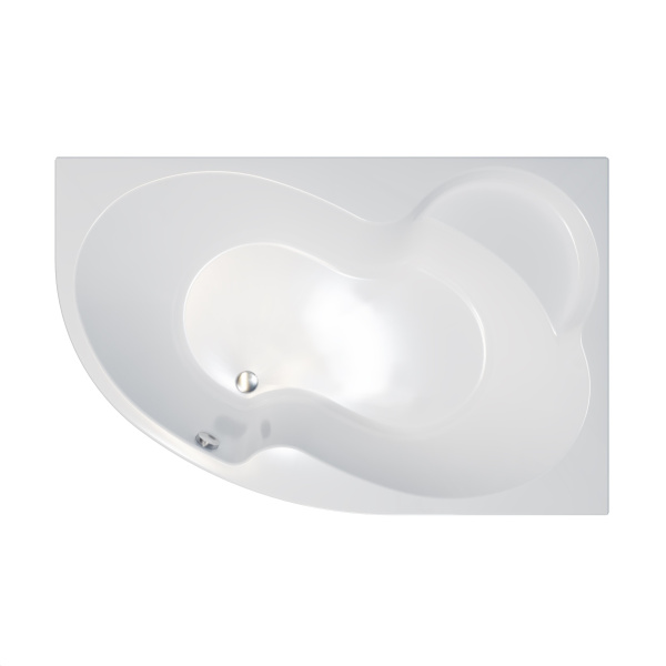 Ванна обрезанная Мари 170-левая