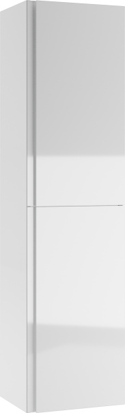 Пенал подвесной 40 Graffo без ящика белый глянец левый/правый Домино DGr2104P