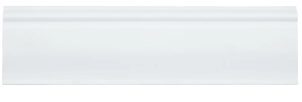 Плинтус HDPS напольный WINART PRO 80мм 2,0м Ампир белый