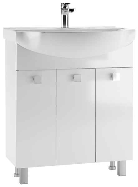 Тумба под умывальник "Элеганс 75 Мега" без ящика АЙСБЕРГ DM4601T