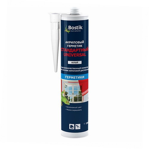 Bostik ACRYLIC SEALANT UNIVERSAL,300мл_Герметик акриловый белый