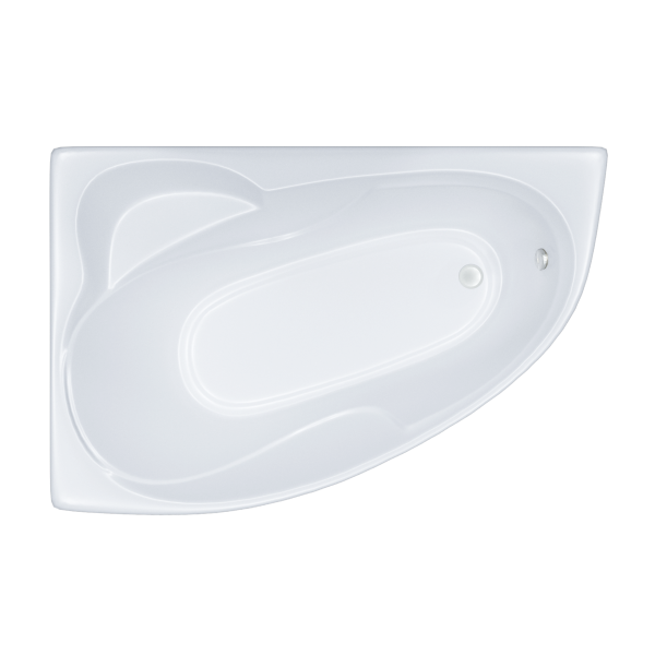 Ванна обрезанная Николь 160-правая