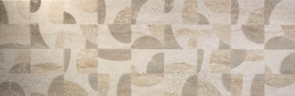 ВК Травертин 2 кремовый (Плитка керамическая полусухого прессования глазурованная группы BIII (E>10%) 750х250х10) декоративная 1 сорт