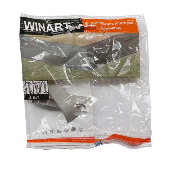 Соединитель 58мм 861 Серый (упак 2шт)