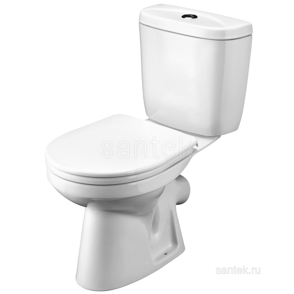 Унитаз-компакт "Анимо" косой (эконом: 1-реж., полипроп), 1.WH11.0.032
