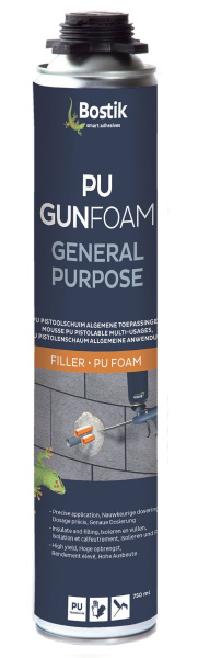 Пена профессиональная 750мл (уп/12шт) 30606910 Bostik PU Gunfoam General Purpose