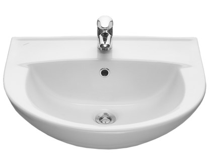 Умывальник Виктория с переливом белый