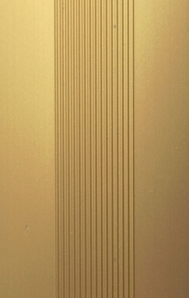 Профиль алюм. с/о упак.с держ. В1 КЕ 135см золото