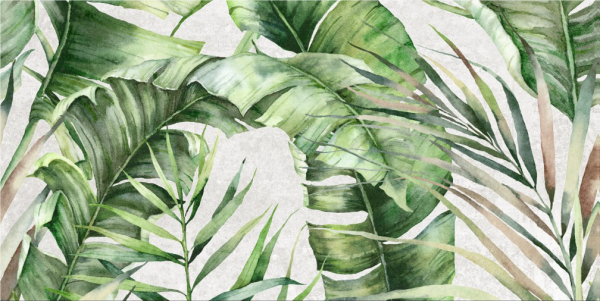 Панно Sombra 1 тропики  (Плитка керамическая полусухого прессования глазурованная группы BIII (E>10%) 500х250х8) 1 сорт