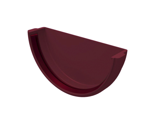 Заглушка желоба универсал. ПВХ Grand Line бордо (RAL 3005)