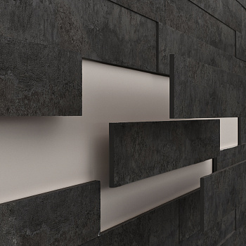 Панели 3D МДФ STELLA Premium Бетон Нью Йорк (уп-1,13кв.м)