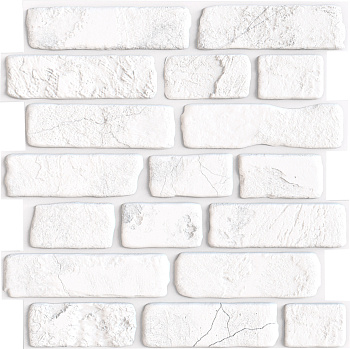 Панель ПВХ 0,3 самоклеящаяся серия "Эффект" кирпич «Граф» 4627198192179, РФ