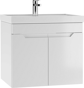 Тумба подвесная под умывальник "Classica 60" Optima без ящика глянец Домино DO1909T