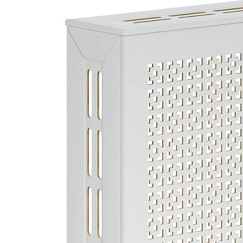 Экран для радиатора 150х60 Дамаско белый STELLA
