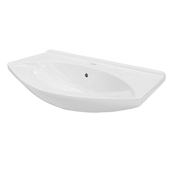 Умывальник мебельный  керам. с креплением Чезаро 80 с/о белый с1 , ОАО "Керамин"