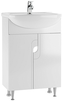 Тумба под умывальник "Уют 55 Лилия" без ящика  АЙСБЕРГ DA2002T