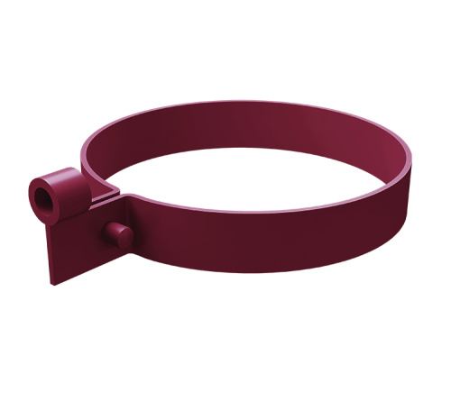 Хомут трубы ПВХ Grand Line бордо (RAL 3005)