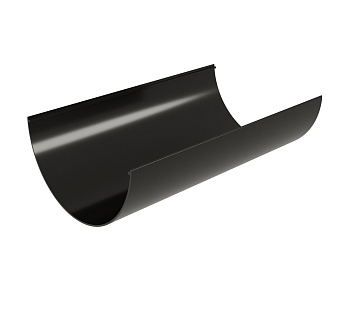 Желоб Классика 120 ПВХ Grand Line 3м чёрный (RAL 9005)