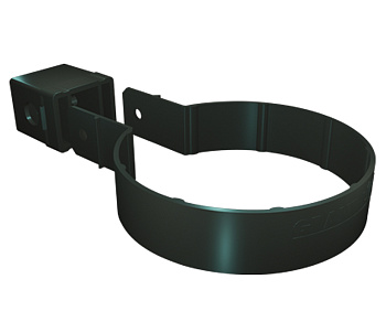 Хомут трубы Kliker ПВХ Grand Line Premium зелёный (RAL 6005) (инд. упак.)