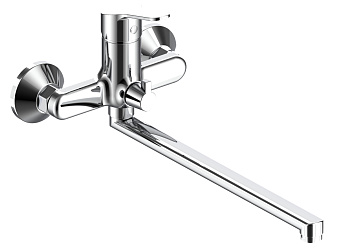 Смеситель "Aqua" д/ван., с изл. 350 мм, с акс., арт. AQ31