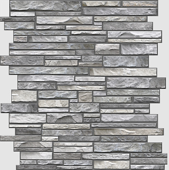 Панель ПВХ 0,3 самоклеящаяся серия "Эффект" камень "Сумерки" 4627198191332, РФ